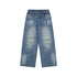 Achihara Double-Decker Distressed Jeans