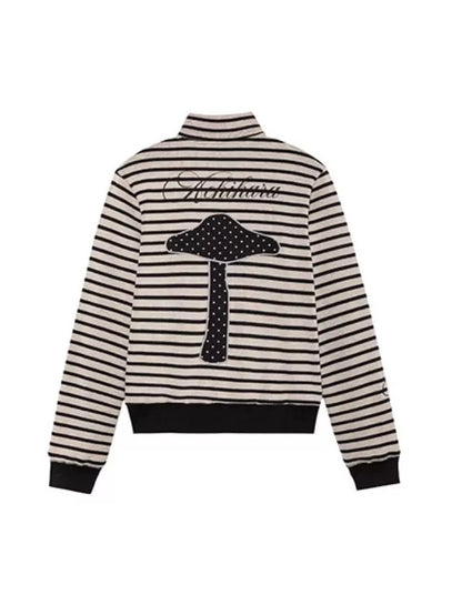 Striped Mushroom Sweatshirt