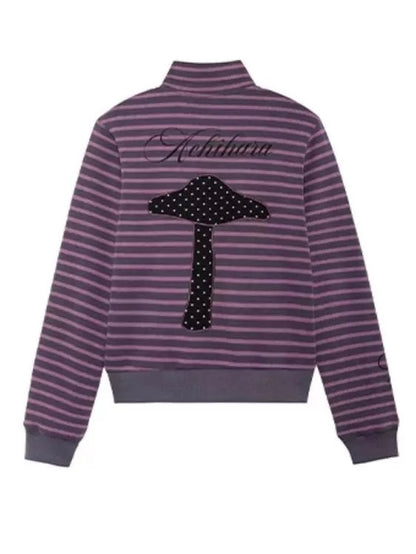 Striped Mushroom Sweatshirt
