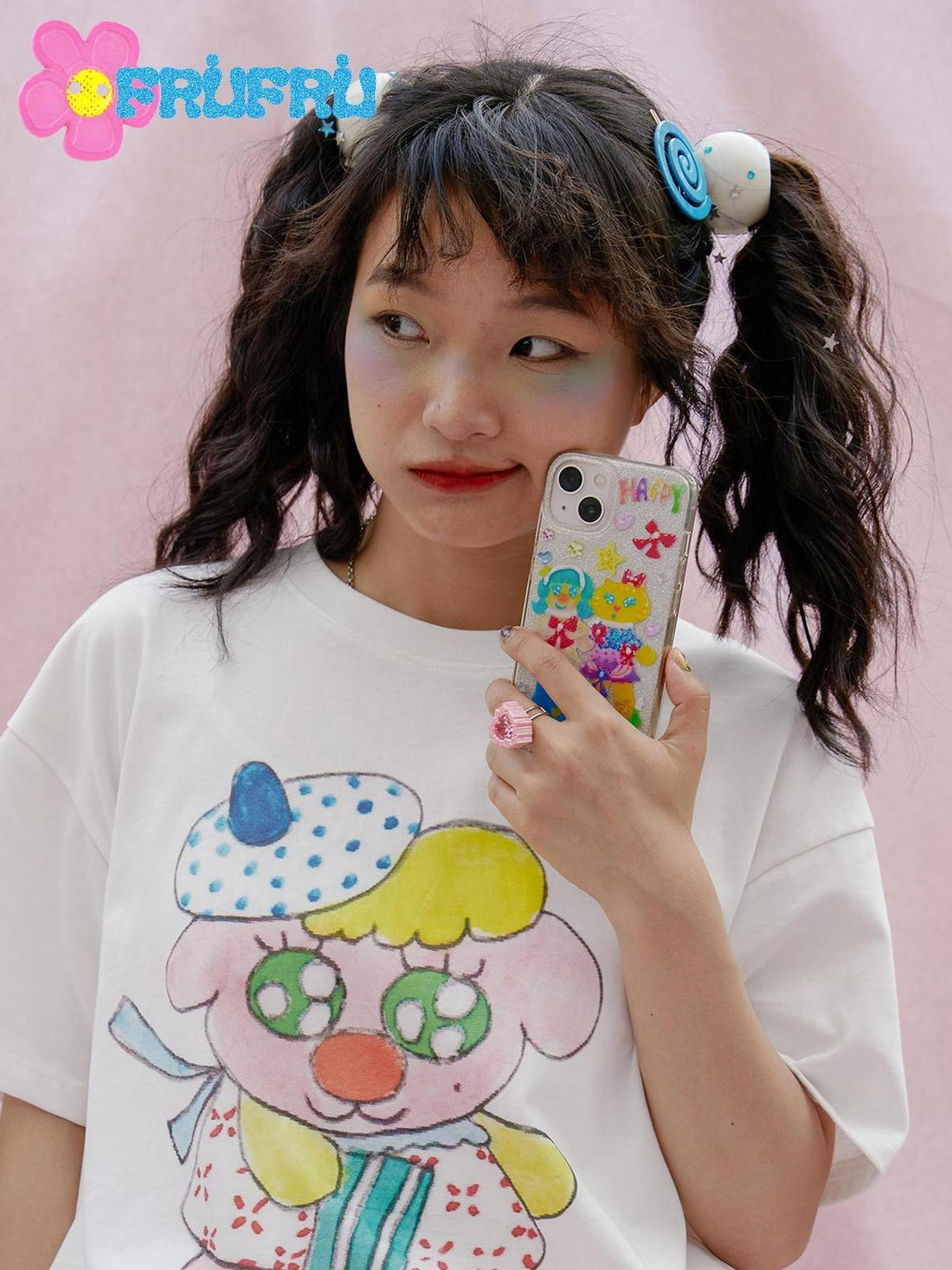 Frufru Gulu Funny Fruit Comic Dual Layer I Phone Case For Kids