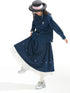 Sweet Mi Future Goth Denim Punk Shirt Skirt Set