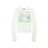Achihara Combustible Ice Mesh Hoodie With Dragon Print