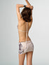 OfAkiva Golden Chain Bird Tattoo Print Bikini Set