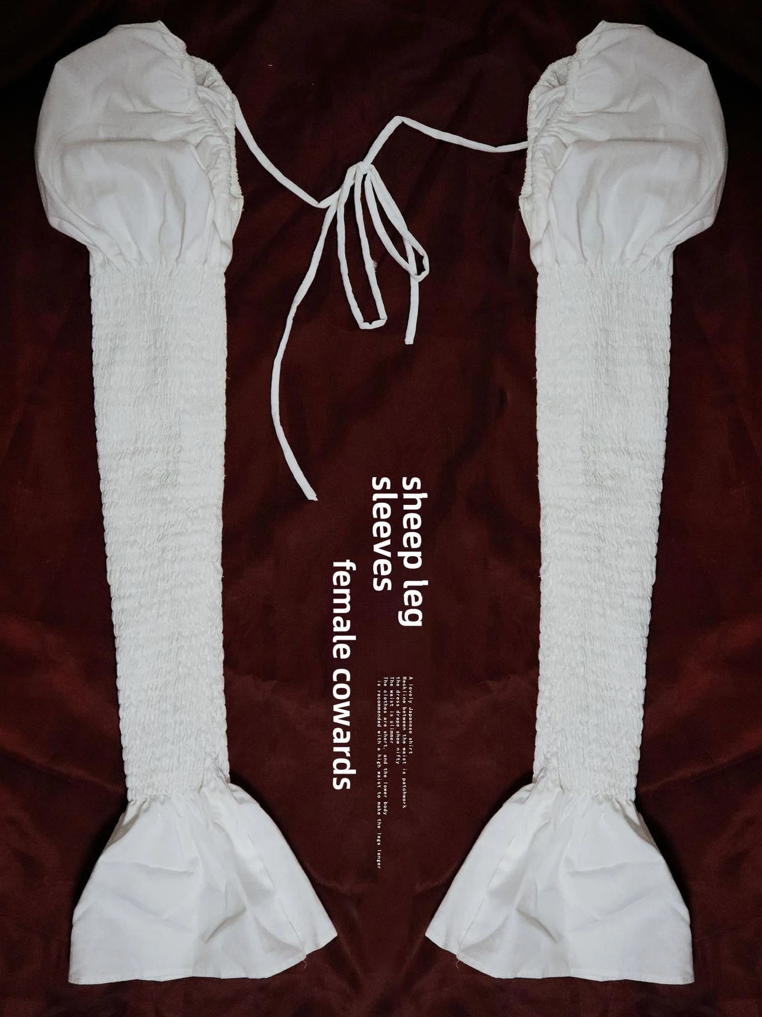 Gothic Lolita Puff Sleeve Vest With Belt