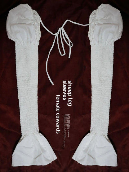 Gothic Lolita Puff Sleeve Vest With Belt