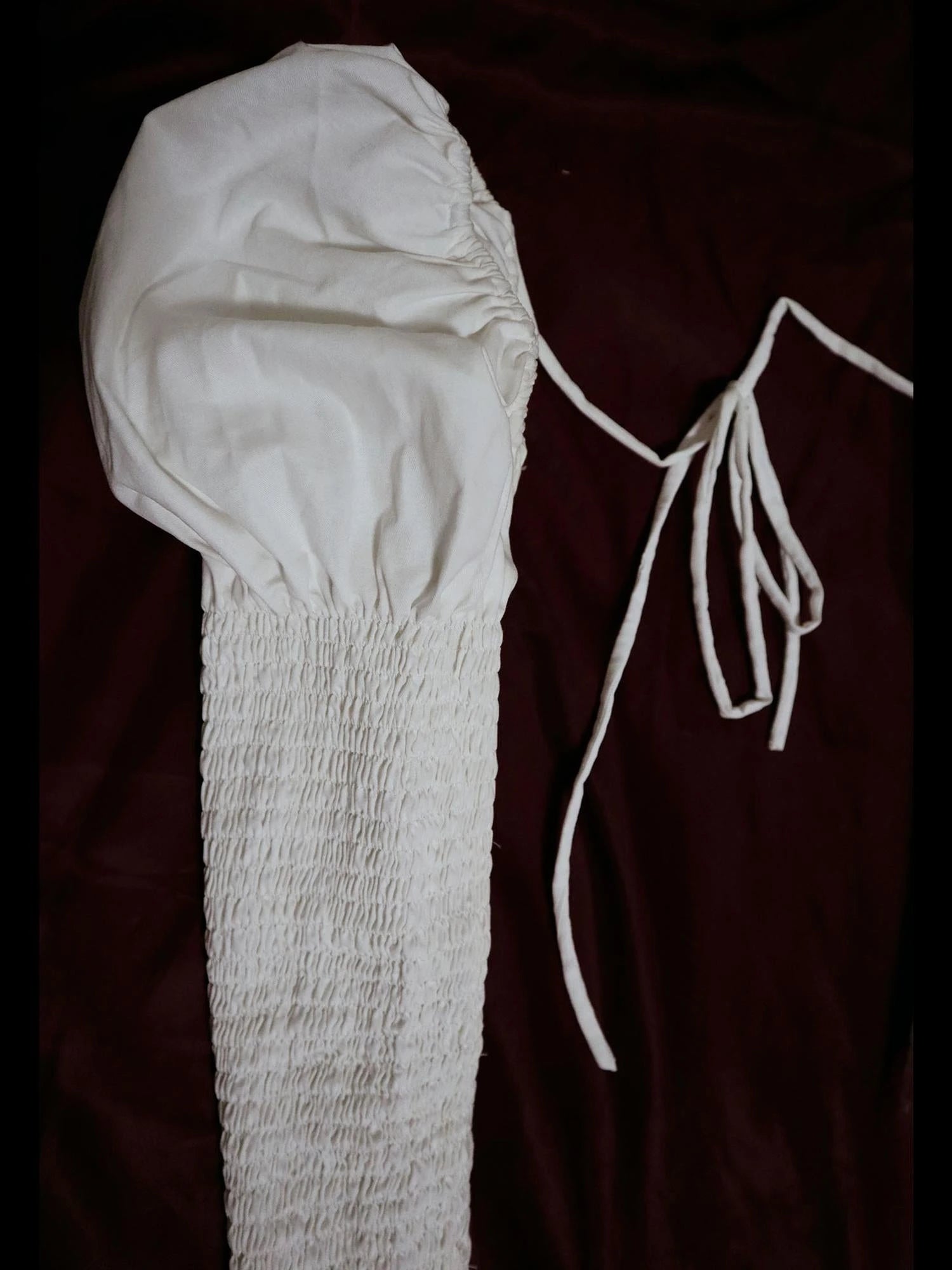 Gothic Lolita Puff Sleeve Vest With Belt