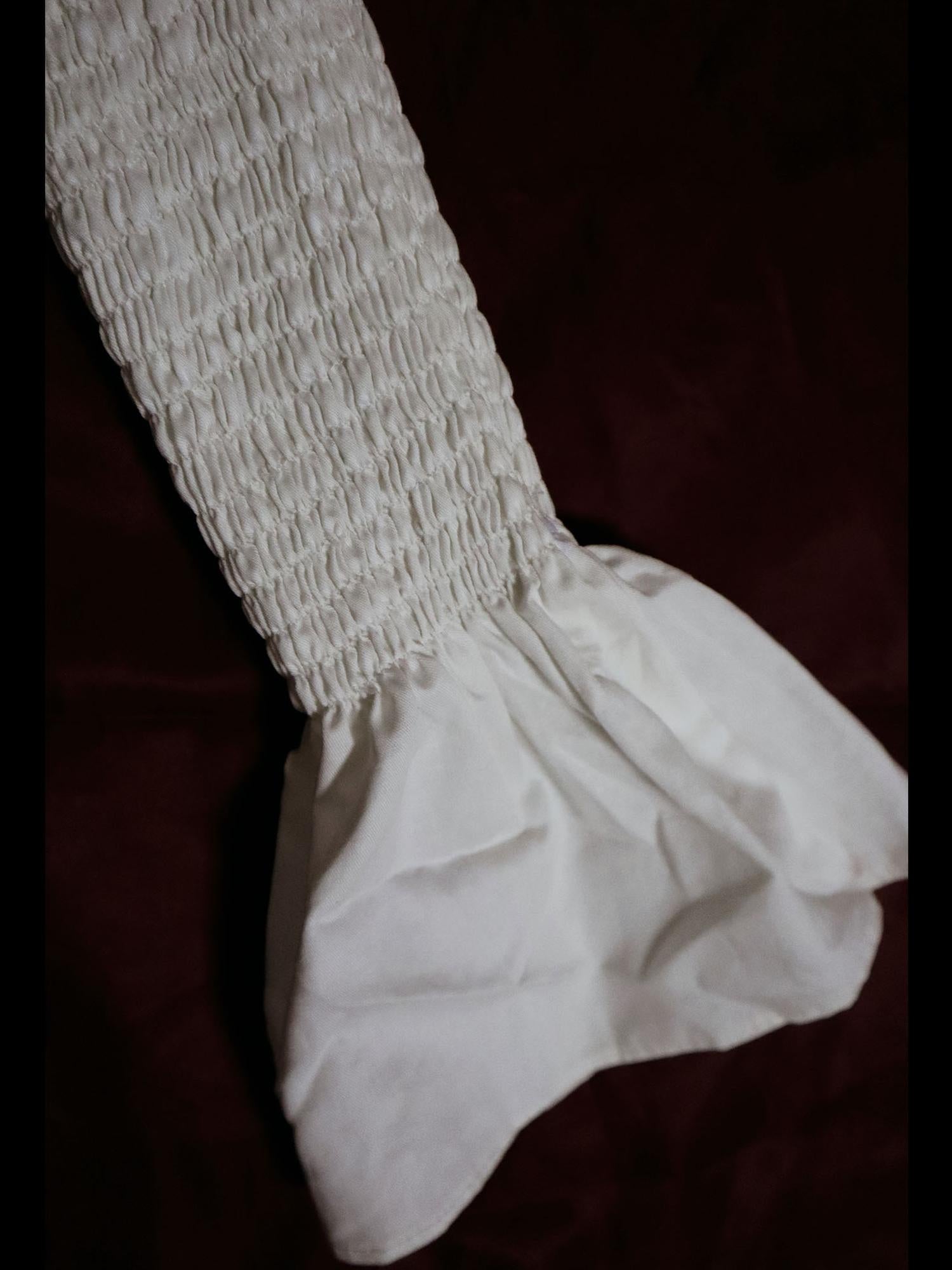 WSW WUSHENWU Gothic Lolita Puff Sleeve Vest With Belt