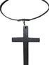 Gothic Punk Cross Necklace Dark Unisex Statement Piece