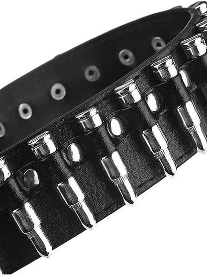 Gothic Street Style Bullet Belt Versatile Fashion Accessory