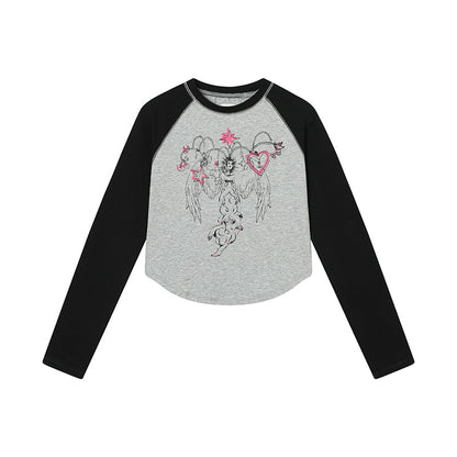 Achihara Icarus Sleeve Graphic Tee Unisex Top