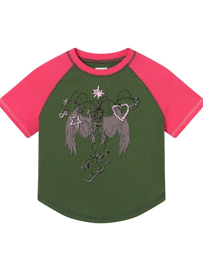 Icarus Sleeve Tee Sun Sea Colorblock