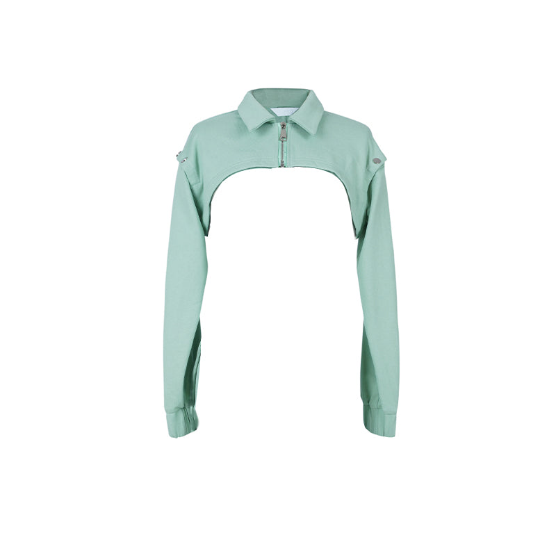 NN NORTH NODE High Waist Color Block Twin Flame Sweatshirt Set
