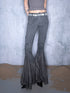 UpdateNN NORTH NODE Ember Glow Dawn Flared Chiffon Tie Pants