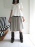 ang project Vintage A Line Skirt With Belt For Hip Coverage