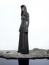 Lyocell Hooded Maxi Dress with Convertible Styles