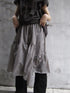 ang project Sheer Layered Ruffle Tie Waist Skirt