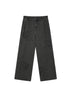 Achihara Vintage Grey Denim Trousers With Celestial Fish Print