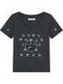 Achihara Sneezing Star Short Sleeve Slim Fit T-Shirt