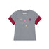 Achihara Jumping Sugar Starry Tee V Neck T Shirt Long Sleeve