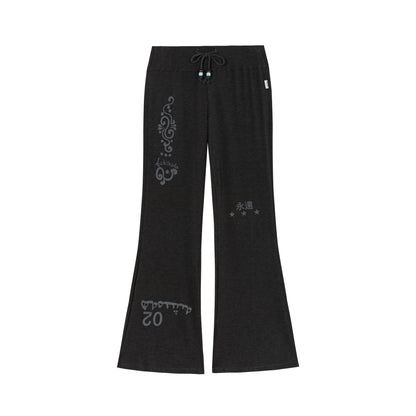 Update Achihara Achihara Rabbit Fit Flared Trousers