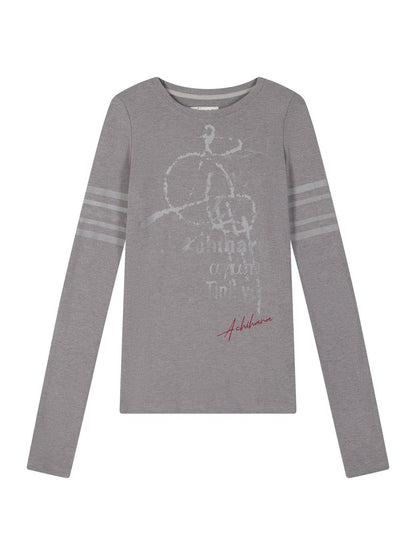 Achihara Spring Foolish Love God Long Sleeve Tee