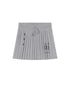 Achihara Knit Pleated A Line Skirt
