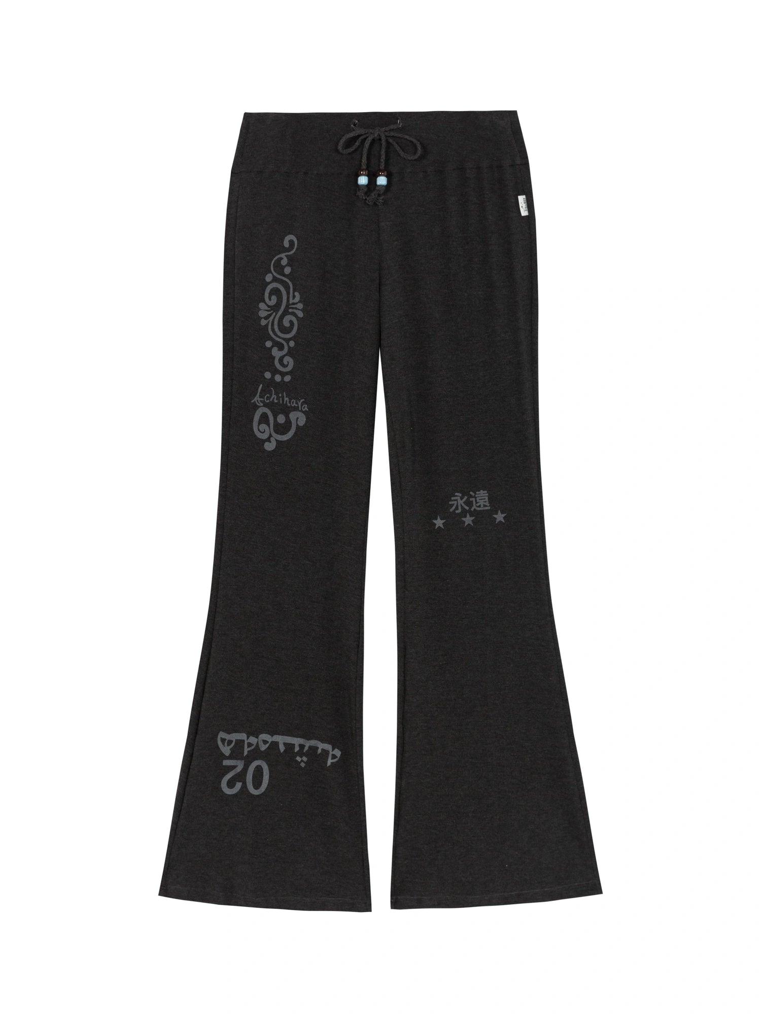 Achihara Rabbit Fit Flared Trousers
