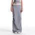 ALINNV STUDIO Lace Waist Knit Maxi Skirt With Slit