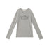 Achihara Long Sleeve T-Shirt With Inspirational Print Describe Yourself Beyond Rules
