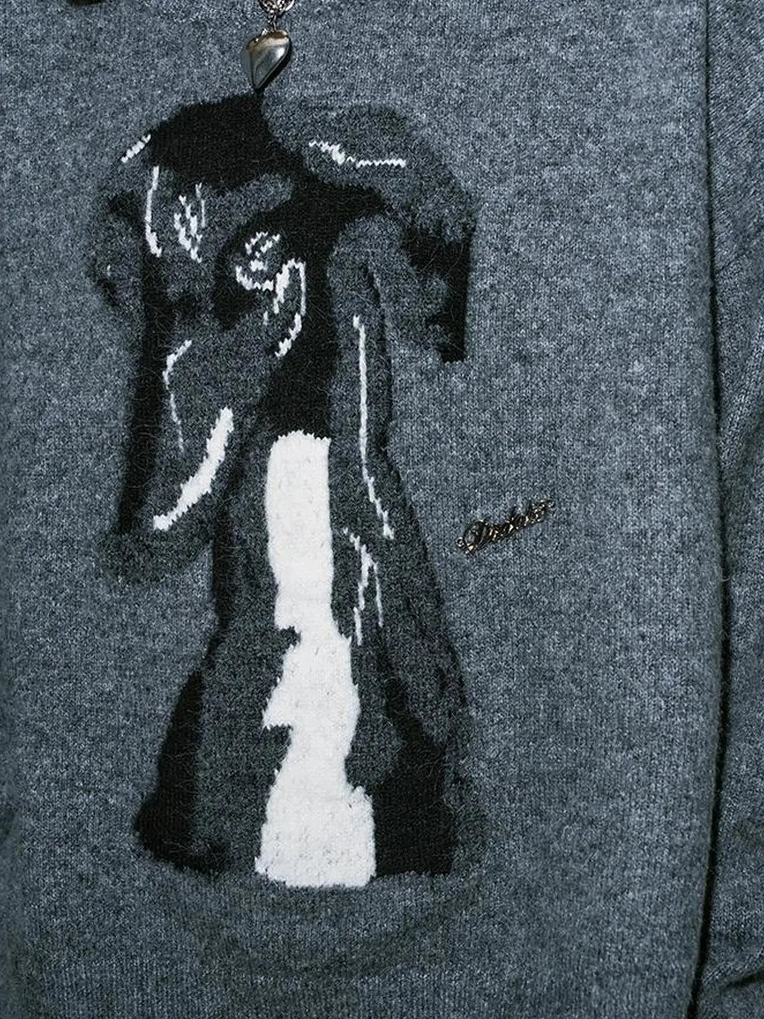 Greyhound Knit Sweater Women Soft Yarn Winter 2024