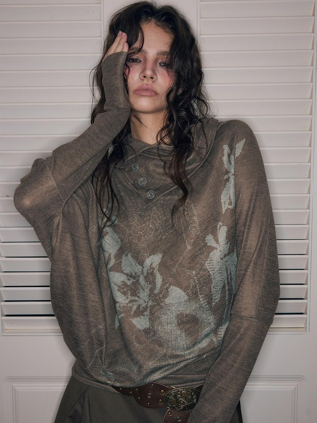 HEMOGLOBIN Abstract Print Brown Women&