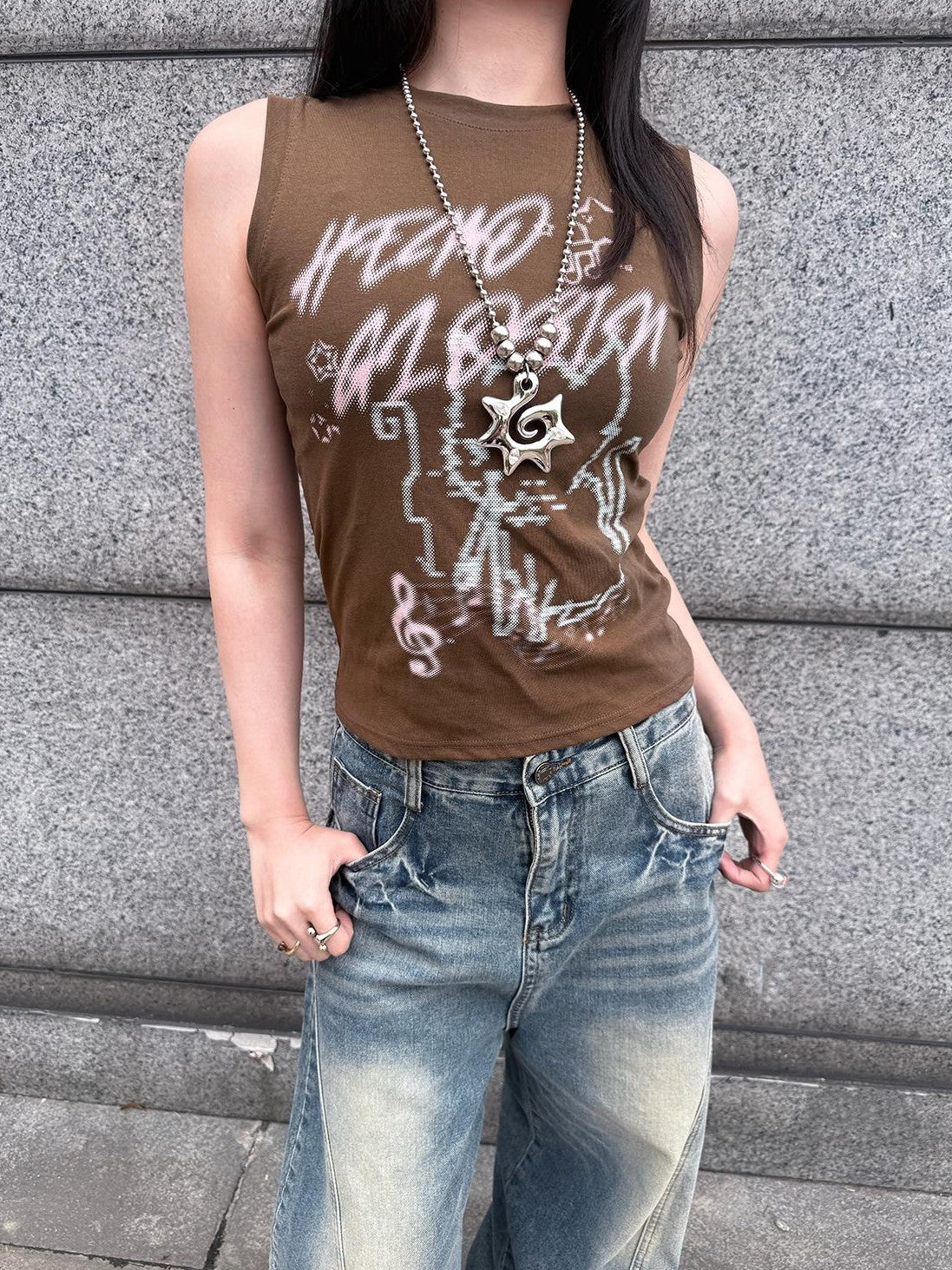 HEMOGLOBIN Botanical Print Digital Print Slim Fit Women&