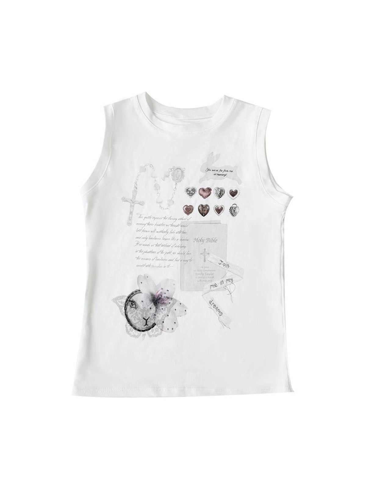 HEMOGLOBIN Butterfly Print Punk Streetwear Women&