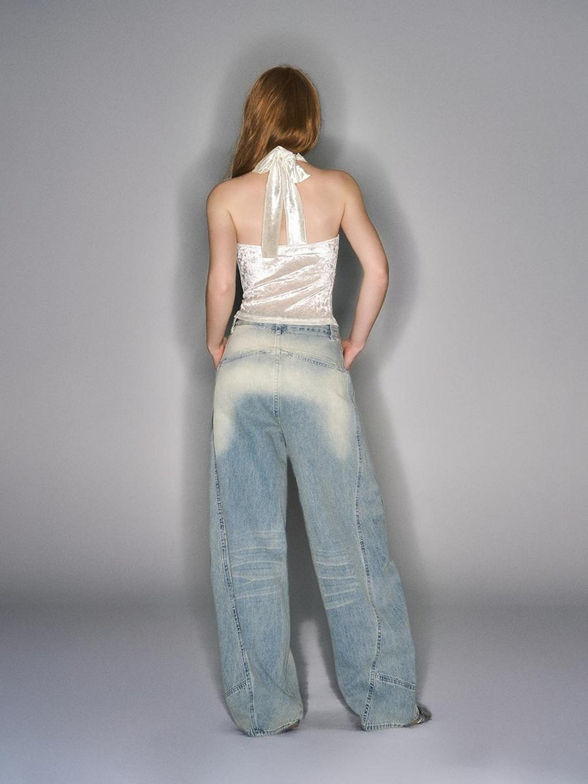 HEMOGLOBIN Curved Silhouette Pleated Women&