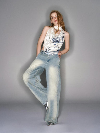 HEMOGLOBIN Curved Silhouette Pleated Women&