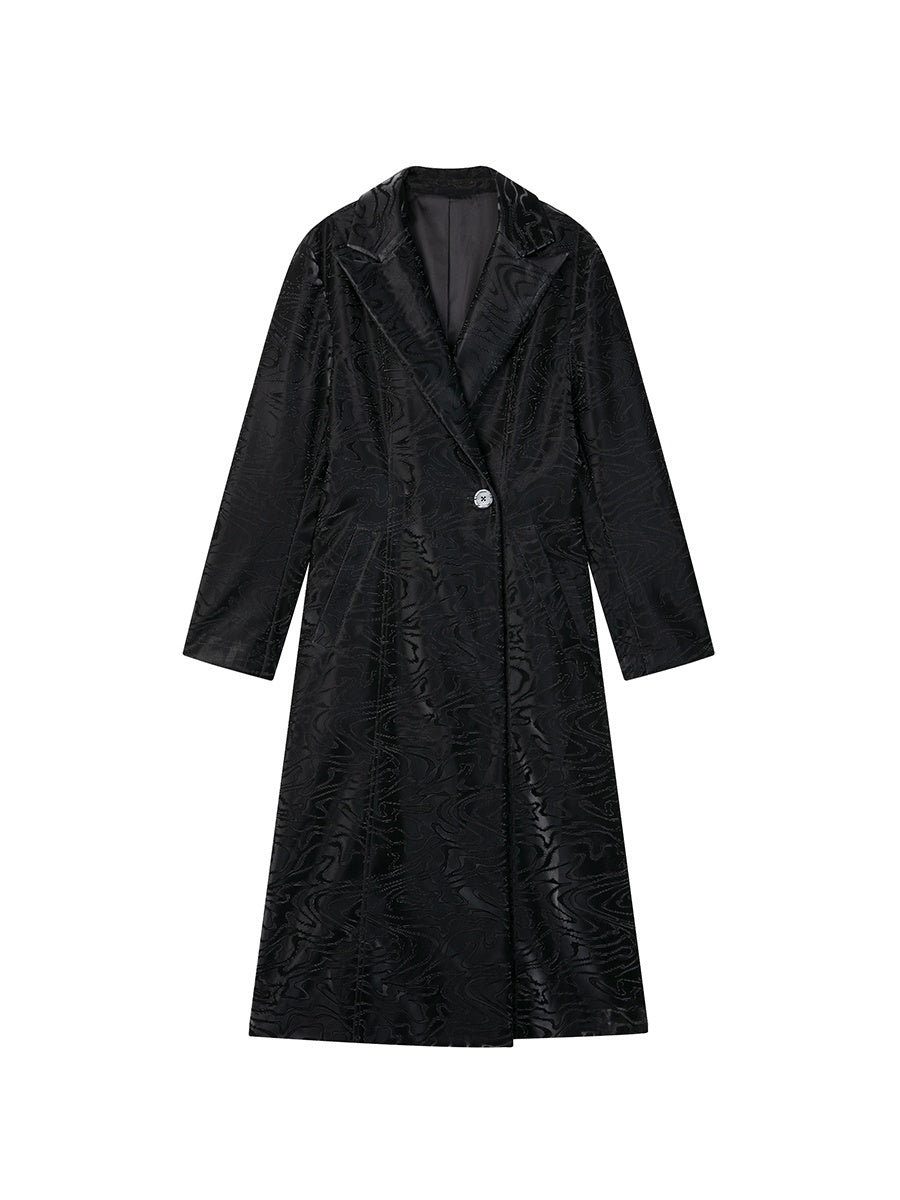 HEMOGLOBIN_Embossed_Faux_Leather_Slim_Fit_Women&