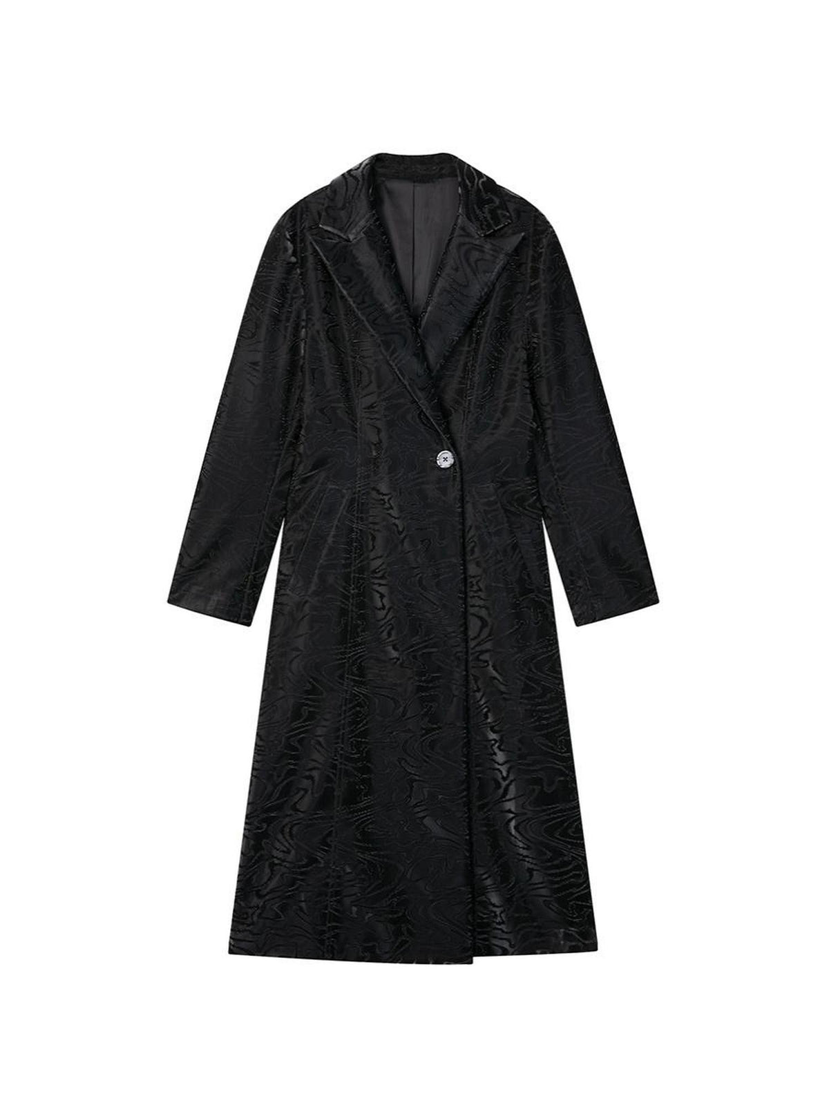 HEMOGLOBIN Embossed Faux Leather Slim Fit Women&