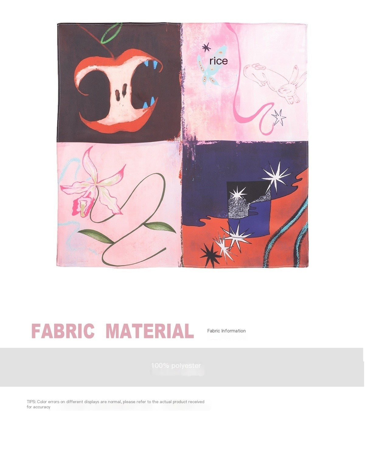 HEMOGLOBIN_Hand_Painted_Print_Pink_Polyester_Women&