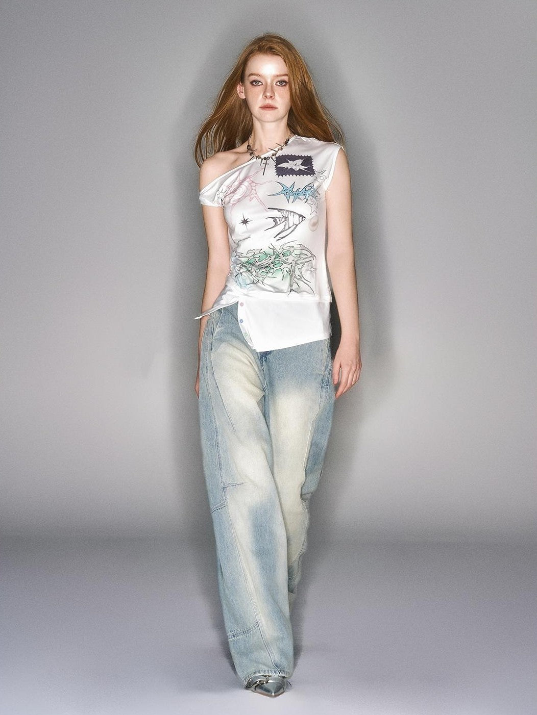 HEMOGLOBIN Print Asymmetric Women&