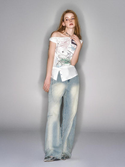 HEMOGLOBIN Print Asymmetric Women&