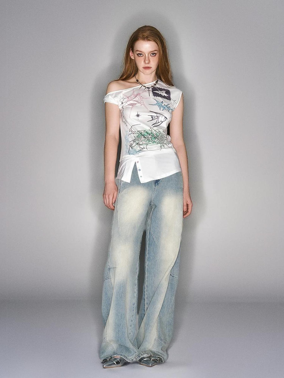 HEMOGLOBIN Print Asymmetric Women&