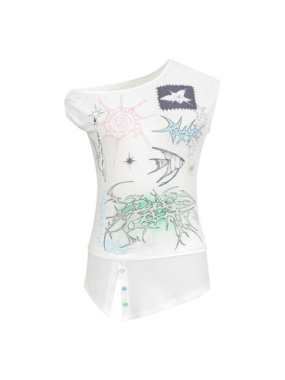 HEMOGLOBIN Print Asymmetric Women&