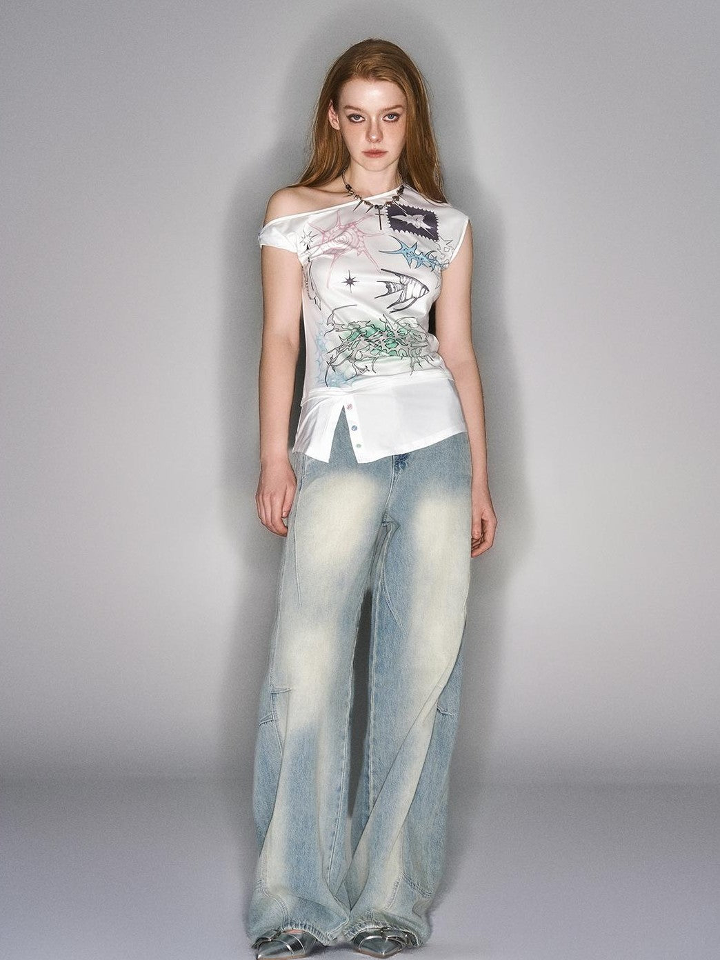 HEMOGLOBIN Print Asymmetric Women&