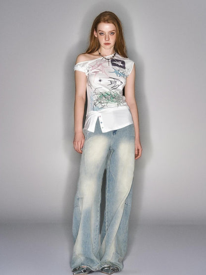 HEMOGLOBIN Print Asymmetric Women&