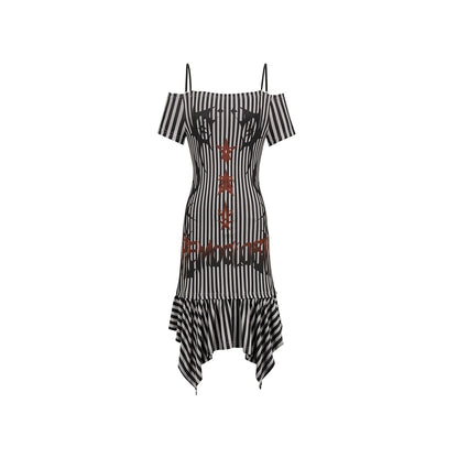 HEMOGLOBIN_Print_Black_White_Striped_Women&