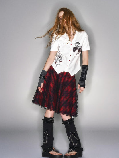 HEMOGLOBIN Print Slim Fit Polyester Women&