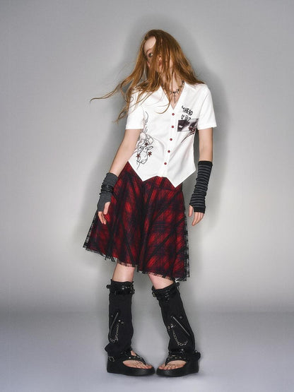 HEMOGLOBIN Print Slim Fit Polyester Women&
