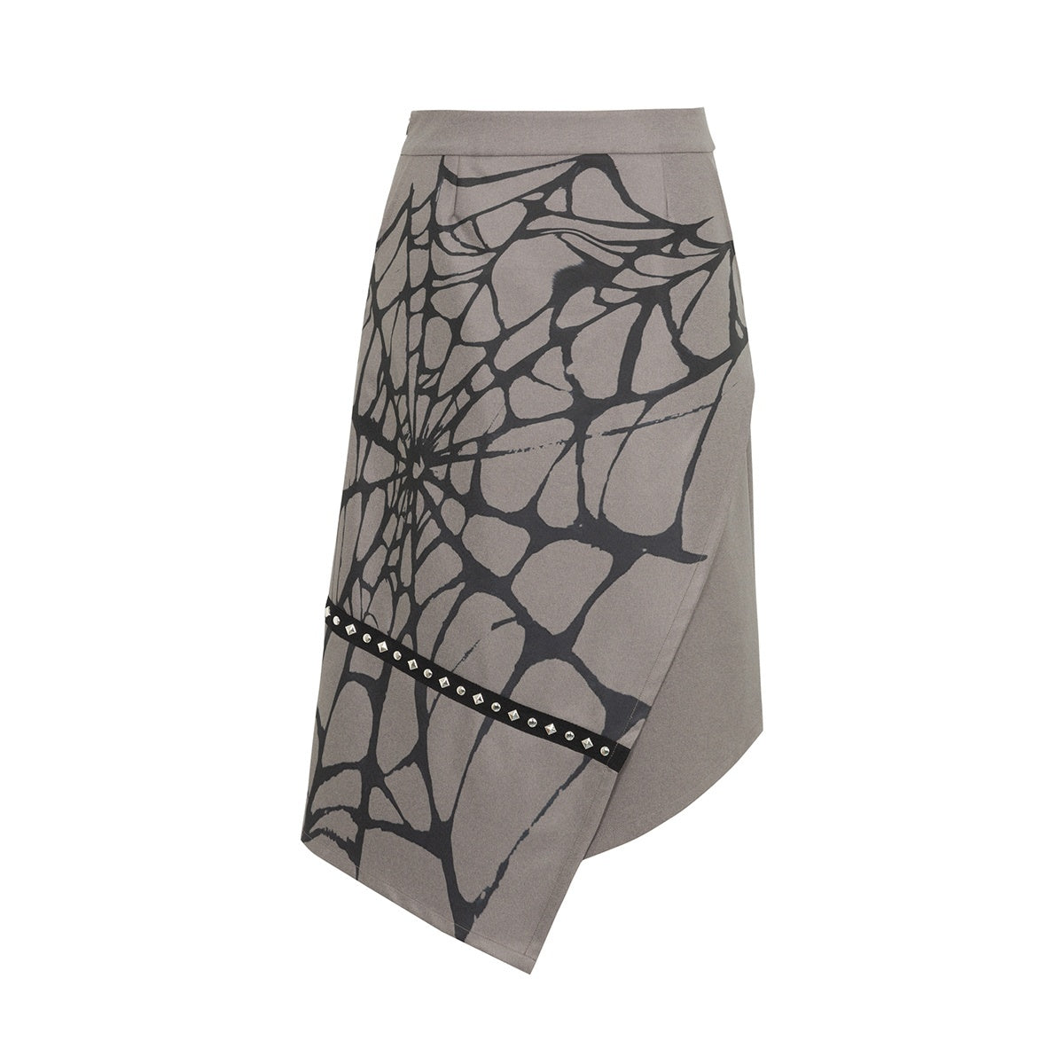 HEMOGLOBIN_Printed_Spiderweb_Studded_A_Line_Women&