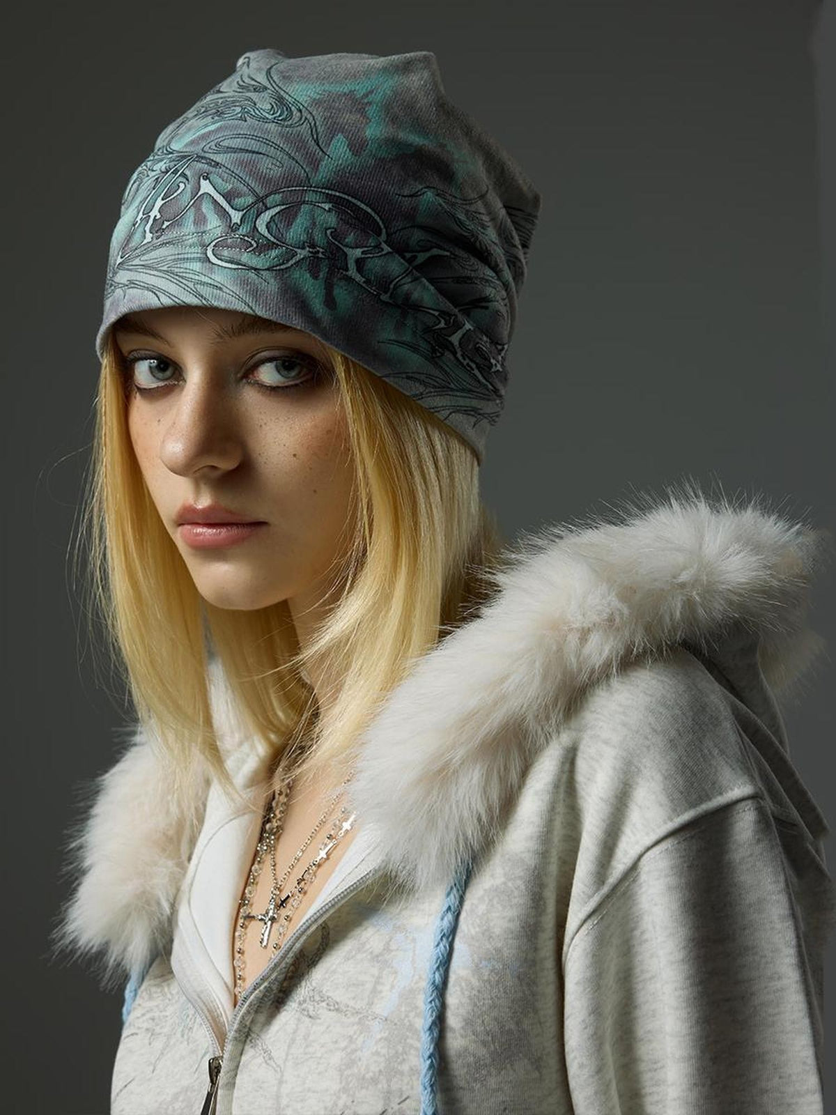 HEMOGLOBIN Punk Print Slouchy Women&