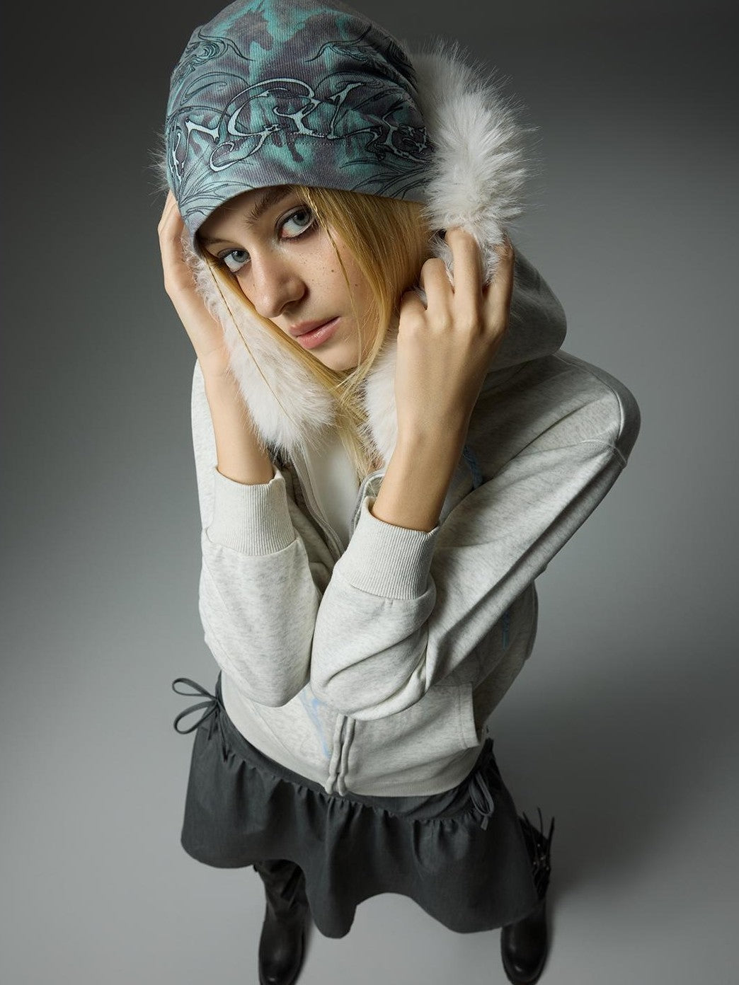 HEMOGLOBIN Punk Print Slouchy Women&